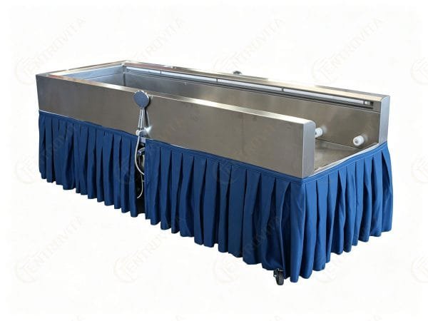 mortuary bathing bed