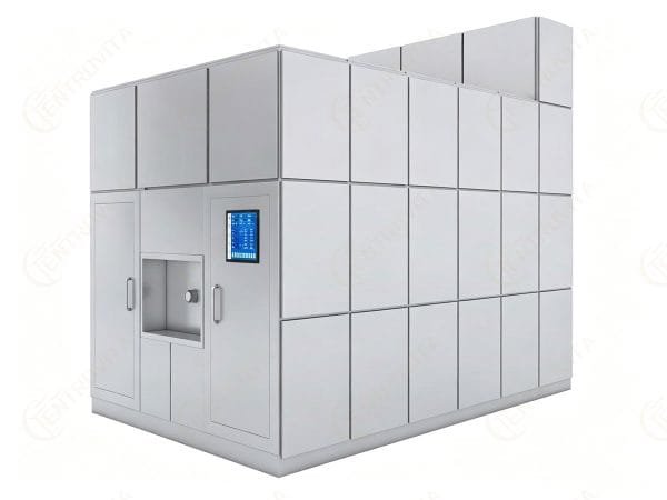 Intelligent retort machine for cremation