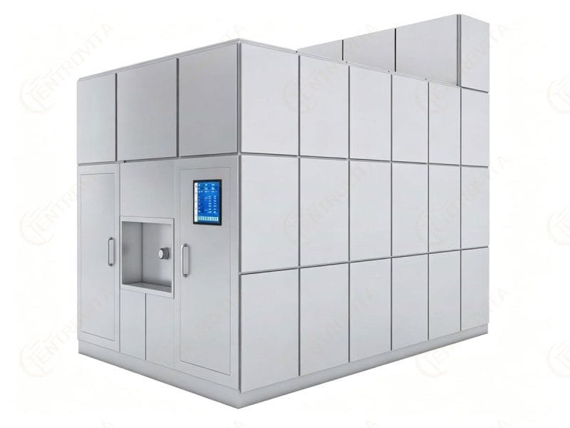 Intelligent retort machine for cremation