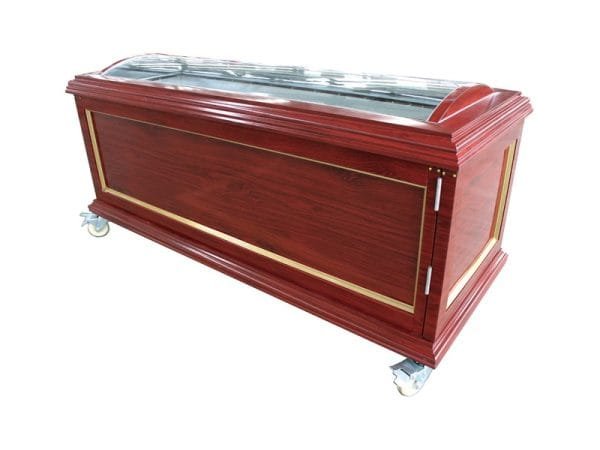 dead body freezer coffin