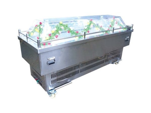refrigerated crystal coffin